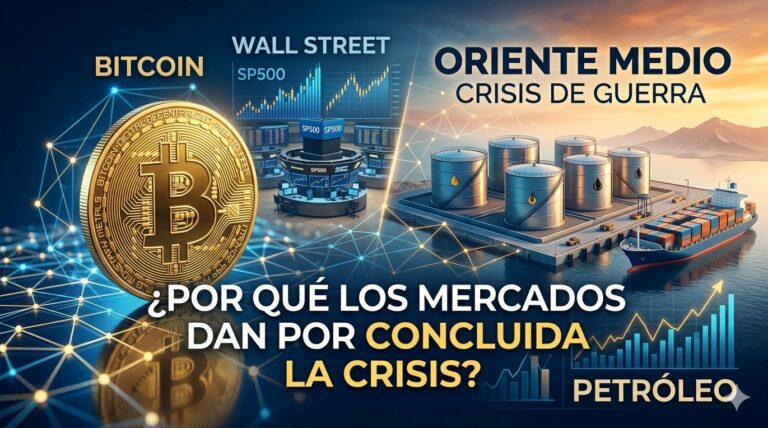 Analisis video youtube Jose Luis Cava: Bitcoin y Wall Street: ¿Por qué los mercados dan por concluida la crisis en Oriente Medio?